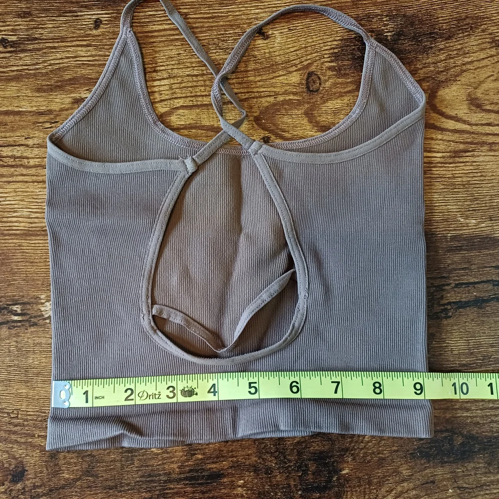 Tan Ribbed Tank Top - Picture 2 of 5
